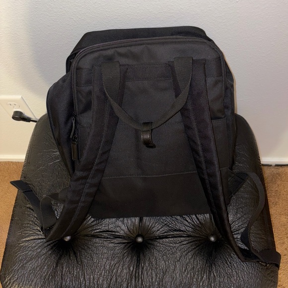 BEIS Expandable Backpack in Black - Picture 2 of 5